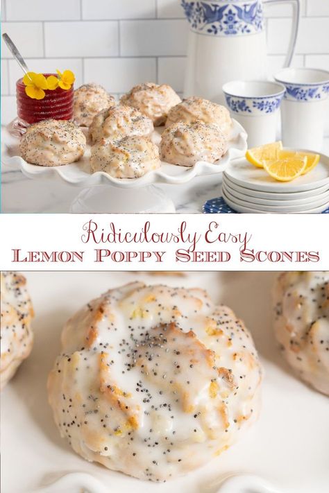 Easy Super Ideas Meals, Baked Goods With Eggs, Best Breakfast Baked Goods, New Fun Recipes, Lemon Poppy Seed Recipes, Spring Scones Recipe, Summer Scones Recipe, Easy Summer Deserts Recipes, Brunch Pastry Ideas