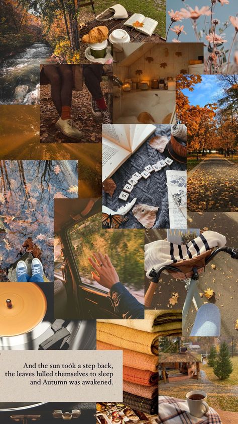 September Mood Board, September Moodboard, September Mood, Lock Screen Wallpaper Android, September Wallpaper, Autumn Leaves Wallpaper, Dog Tumblr, Vision Board Wallpaper, Fall Mood Board