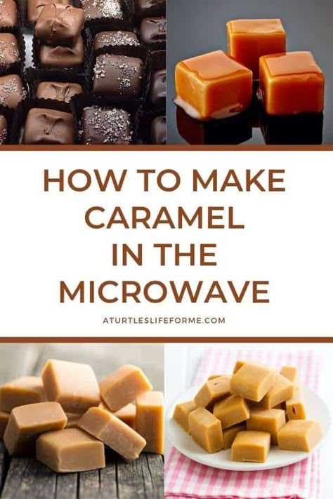 Caramel In Microwave, Easy Mug Brownie, Easy Mug Brownie Recipe, Easy Caramel Recipe, Popcorn Gift Ideas, Mug Brownie Recipe, Caramel Homemade, Creami Protein Ice Cream, Sugar Cookie Truffles