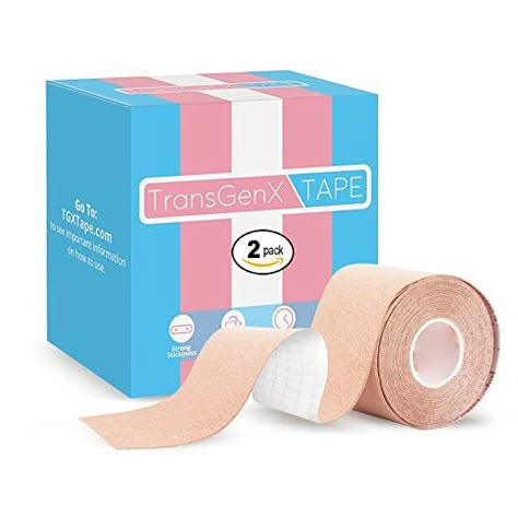 Universal Body Labs TransGenX Tape - Best Trans FTM Binder for Chest Binding (2 Pack) Binder Ftm, Chest Binding, Trans Tips, Trans Things, Trans Boys, Lesbian Quotes, Sensory Issues, Alexa Device, Small Business Branding