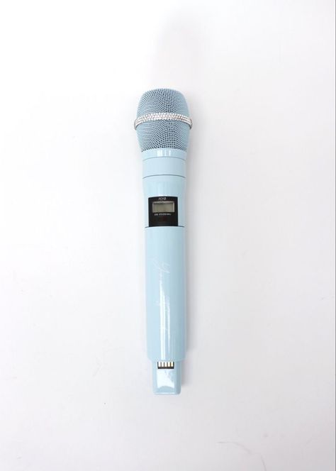 kpop fame dr shifting microphone Light Blue Microphone, Kpop Ear Monitor, In Ear Monitors Kpop Shifting, Ear Monitors Kpop, In Ear Monitors Kpop, Blue Mic, Kpop Soloist, Music Mic, Kpop Shifting