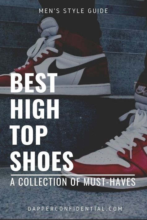 The high-top shoe should be a classic staple on any man’s shoe rack. Whether going out for a night on the town or shooting hoops at your local court, these versatile sneakers will have you covered. Read the article now. High Top Outfit, Nike High Top Shoes, Versatile Sneakers, Men Over 50, Top Shoes For Men, Sneakers High Top, Streetwear For Men, Men's High Top Sneakers, Reebok Royal