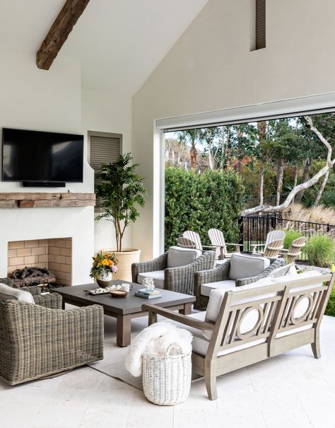 Love at First Sight | Jacksonville Magazine Lanai Porch, Lanai Ideas, Mahogany Wood Doors, Best Words, Outdoor Living Furniture, Coastal Modern, Florida Beach, Deck Ideas, Beach Living