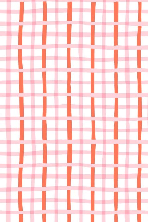 Hand Drawn Background, Fun Patterns Background, Summer Prints Pattern, Line Texture Pattern, Watercolor Design Backgrounds, Illustration Background Pattern, Pattern Design Drawing, Surface Pattern Design Inspiration, Orange Gingham