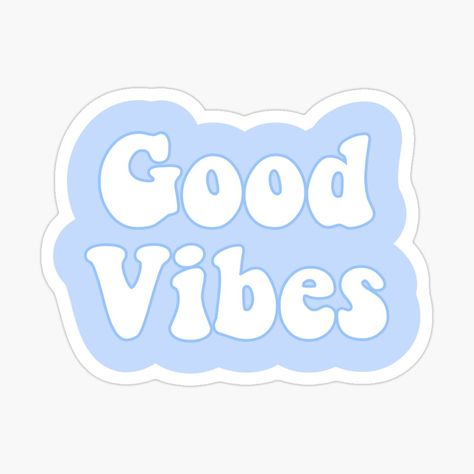 Light Blue Stickers, Blue Stickers, Stickers Cool, Positivity Stickers, Preppy Stickers, Wallpaper Disney, Bubble Stickers, Tumblr Stickers, Blue Aesthetic Pastel