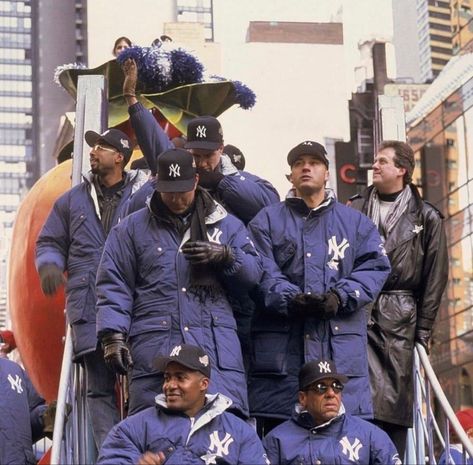 New York Yankees New York Yankees Outfit, Yankees Outfit, Macy’s Thanksgiving Day Parade, Yankee Fitted, Style Moodboard, New York Outfits, Afro Style, Thanksgiving Day Parade, Sports Aesthetic