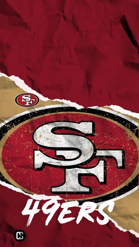 San Francisco 49ers torn effect Wallpaper San Francisco 49ers Art, 49ers Wallpaper, 49ers Pictures, Sf Wallpaper, Pro Football Teams, 49ers Players, San Francisco 49ers Logo, Nfl Football 49ers, Nfl Football Art