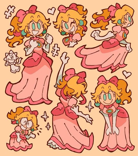 Princess Peach Game, Super Mario Princess, Mario And Princess Peach, Mario Fan Art, Peach Art, Princesa Peach, Super Mario Art, Nintendo Art, Mario Art