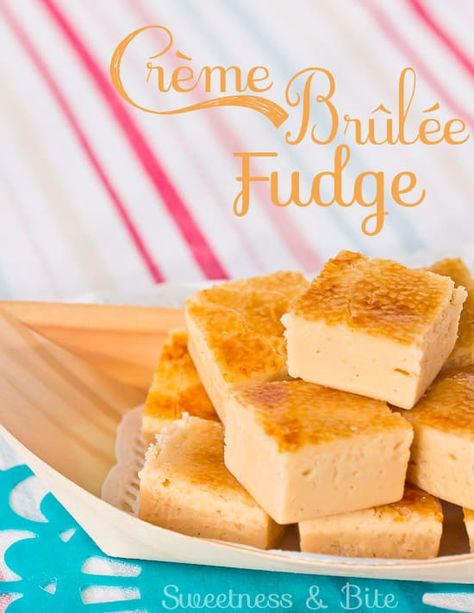 Coffee Creme Brulee, Creme Brulee Recipe Easy, Creme Brulee Desserts, Homemade Fudge Recipes, Creme Brulee Recipe, Brulee Recipe, Waxed Paper, Vanilla Fudge, Fudge Recipes Easy