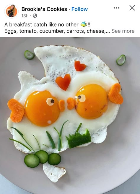 Egg Presentation Ideas, Decorações Com Comidas, Food Art For Kids, Childrens Meals, Food Sculpture, Amazing Food Decoration, Kids Healthy, Amazing Food Art, Charcuterie Inspiration