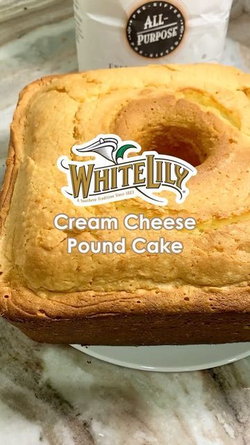 Cream Cheese Pound Cake Recipe, Tube Pan, Pound Cake Recipes Easy, Cheese Pound Cake, Cream Cheese Pound Cake, Pound Cake Recipe, Almond Extract, Cooling Rack, Pound Cakes