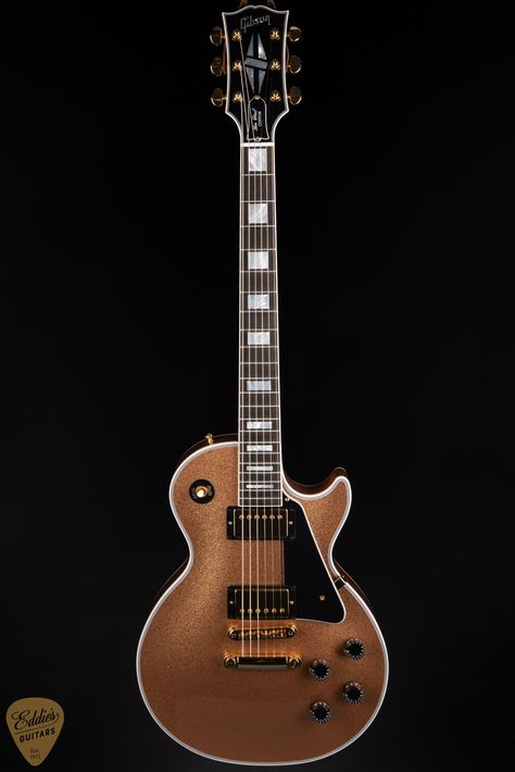 Gibson Custom Shop PSL Les Paul Custom Gloss Copper Bronze Sparkle 10.7 # Gibson Custom Shop, Les Paul Custom, Les Paul, Gibson, Copper, Sparkle, 10 Things, Bonito