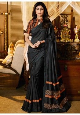 Party Lehenga, Black Sari, Blouse Designs High Neck, Cotton Saree Blouse Designs, Cotton Blouse Design, Blouse Designs Catalogue, Saree Blouse Neck Designs, Blouse Design Images, Sari Blouse Designs