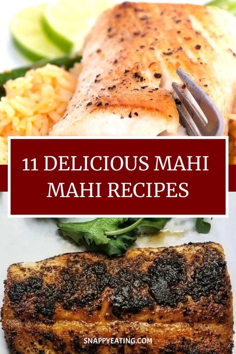 These mahi mahi recipes are for fish lovers! This hearty whitefish is filling and delicious, and it even stands up to grilling. It’s great for family meals. Grilled Maui Maui Fish Recipes, Blackstone Mahi Mahi Recipes, Sides For Mahi Mahi, Pan Seared Mahi Mahi Recipes, Mahi Air Fryer Recipe, Oven Baked Mahi Mahi Recipes, Broiled Mahi Mahi Recipes, Recipes For Mahi Mahi, Recipes For Mahi Mahi Fish