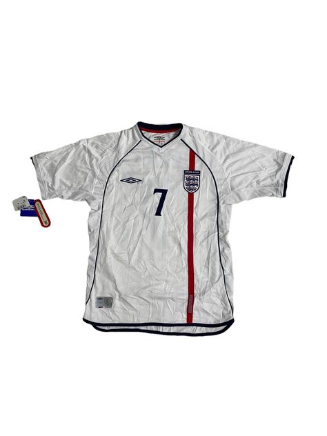 England Jersey, England Soccer Jersey, Vintage England, Vintage Jerseys, Men's Tops, Soccer Shirts, David Beckham, Soccer Jersey, Vintage Tops