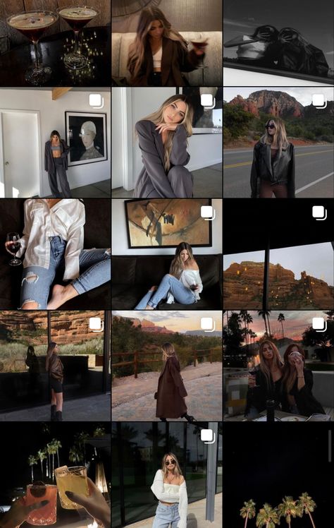 If Feed Ideas, Film Instagram Feed, Instagram Mood Board, Aesthetic Instagram Accounts, Instagram Feed Goals, Influencer Aesthetic, Best Instagram Feeds, Instagram Feed Planner, Dark Feeds