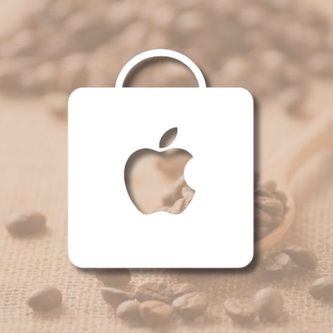 iOS App Customization Apple Store Icon, Cream Beige Aesthetic, App Customization, Ios App Logo, Logo Aesthetic, Iphone Logo, Ios Apple, Store Icon, Ios App Icon Design