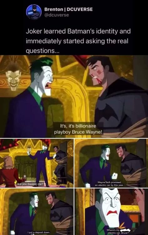 Dc Memes Hilarious, One For All First User, Nightwing Memes, Batman Memes Funny, Batjokes Comic, Joker Tumblr, Dc Funny, Bat Joker, Batfamily Funny