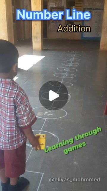 Teacher Innovation Ideas on Instagram: "Addition | Number line | Adding numbers | Learning through games | #reels #trending #trendingreels #shorts #govt_schools #viralvideos #viral #innovation" Number Line Addition Kindergarten, Addition With Number Line, Innovative Ideas For School, Number Line Addition, Addition Games Kindergarten, Number Line Games, Number Line Activities, Adding Numbers, Maths Day