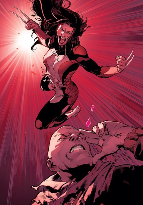 X-23 in All-New X-Men vol 1 #28 | Art by Stuart Immonen, Wade Von Grawbadger & Marte Gracia All New Wolverine, Stuart Immonen, Laura Kinney, Wolverine Marvel, Uncanny X-men, Marvel Comics Art, Marvel X, American Comics, Comic Book Artists