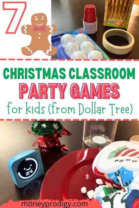 Christmas classroom party games for kids and preteens - I LOVE how cheap it is to create these fun party games. Really great activities for kids and preteens, middle and elementary school students to enjoy at the class party. All supplies (that you don't already have) you can get from Dollar Tree. Winter Party School Games, Penguin Waddle Game, School Winter Party Games, Classroom Christmas Party Games 2nd Grade, Classroom Games For Christmas Party, Easy Winter Games For Kids, Kids Holiday Games For School, Christmas Classroom Games For 2nd Grade, Games For A Group Of Kids