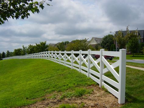 Paddock & Estate Fence | Fence Installation MD, DC, VA Estate Fence, Estate Fencing, White Vinyl Fence, Split Rail Fence, Fence Installation, Barn Renovation, Types Of Fences, Fencing & Gates, Fence Styles