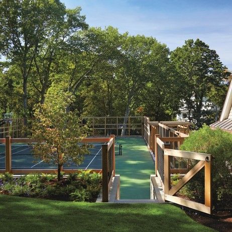 Tennis Court Backyard, Walpole Outdoors, Vinyl Fences, Sports Court, Fence Wood, Dream Life House, Life Vision, Sport Court, Wood Post