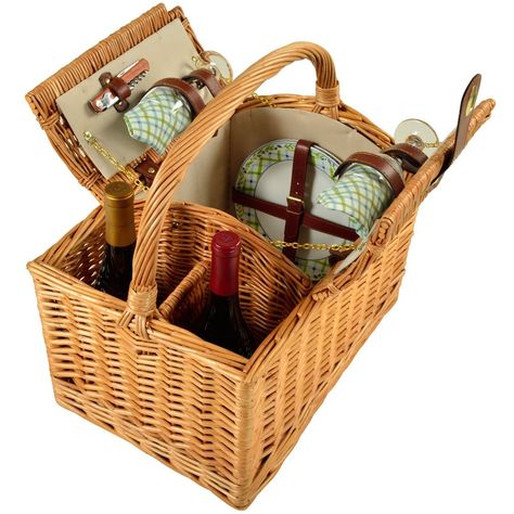 Picnic at Ascot Vineyard Willow Picnic Basket with service for 2 - Gazebo Vineyard Picnic, Wine Picnic Basket, Picnic Items, Wine Picnic, Patio Picnic, Picnic Essentials, Picnic Baskets, Wicker Picnic Basket, Romantic Picnics