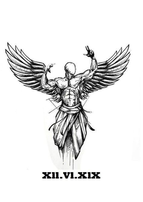 Back Of Neck Tattoo Men, Tricep Tattoos, Wing Tattoo Men, Atlas Tattoo, Geometric Sleeve Tattoo, Simple Tattoos For Guys, Back Of Neck Tattoo, Wrist Tattoos For Guys, Gym Art