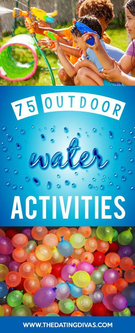 75 super fun water games activities for kids for summer! Kindergarten Water Day, Water Games For Kindergarten, Water Day At School, Water Obstacle Course For Adults, School Water Day Activities, Splash Day Activities, Summer Camp Water Activities, Water Day Activities For Kids School, Water Day Games