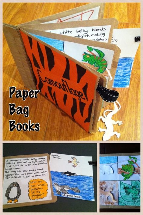 Creative Book Report, Relief Teaching Ideas, Book Report Projects, Paper Bag Books, Creative Books, Book Report, Writing Workshop, Teaching Writing, School Reading