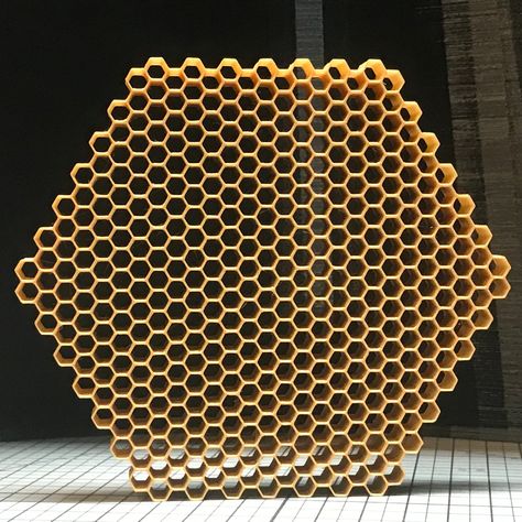 Welcome to a new dimension of 3D Printing Makersphere Extentions !! This Part Is a DIGITAL FILE .STL for use in 3d printing applications Its a biomimicry pattern of Hexagons that are the same scale as actual honeybee honeycomb. The pattern is designed to tile or nest with itself for applications where building larger panels of honeycomb are desired. they Nest so you can glue them together and then cut out a different pattern or fill a area. Printing large grids can be time consuming, I f Honeycomb Hexagon, Wall Boxes, Hexagon Pattern, Honeycomb Pattern, Cool Tools, Different Patterns, In 3d, 3d Printed, Honeycomb