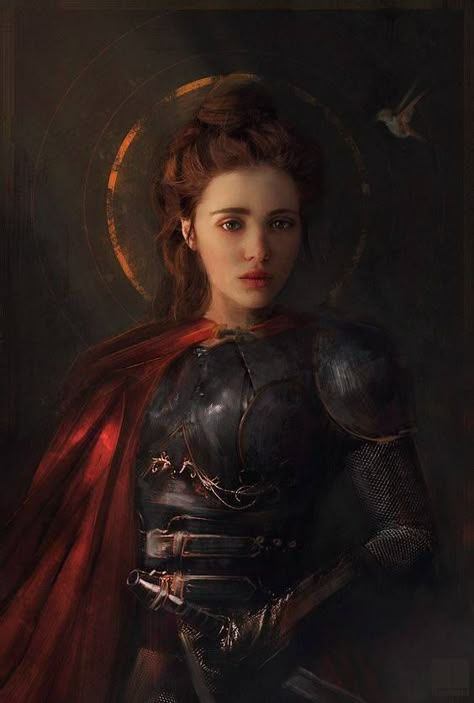 Joan Up! Discover Wisconsin & St. Joan of Arc’s ChapelJoan Up! Discover Wisconsin & St. Joan of ... Woman In Armor, Santa Joana D'arc, Joan D Arc, Saint Joan Of Arc, Jeanne D'arc, St Joan, Joan Of Arc, Catholic Art, Arte Fantasy