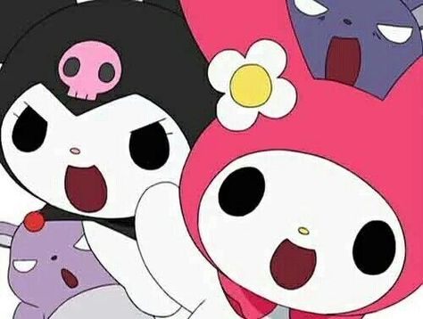 Kuromi My Melody, Sanrio My Melody, My Melody, Cartoon Characters, We Heart It, Lost, Pink