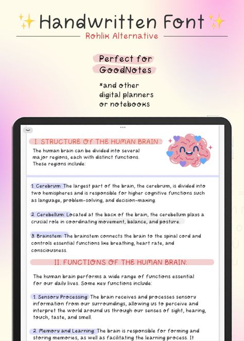 Cute Handwritten Font for Personal and Commercial Use. For Digital Notetaking and Digital Planning, Goodnotes, Notability and other.


WHAT'S INCLUDED:
✦ Handwritten Font featuring 133 letters, numbers, and punctuation marks
✦ Font files in the standard formats (.otf and .ttf)
✦ Step-by-step guide on integrating the font into GoodNotes and similar applications

✦✦✦ You are allowed to use this font in your commercial projects, but any resale of the font or its elements is prohibited. Notability Fonts, Ipad Notetaking, Goodnotes Fonts, Digital Planning Goodnotes, Handwriting Notebook, Bujo Fonts, Handwriting Numbers, Pretty Handwriting, Fonts Handwriting