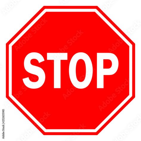 Stock Image: Stop sign Car Room, Stop Sign, Warning Sign, Traffic Signs, Sign Wall, Street Signs, Sign Art, Wall Decal, Wall Signs