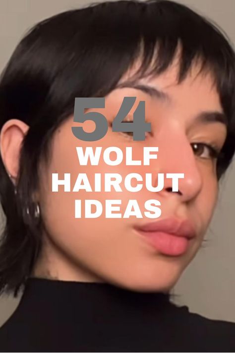 Short, mullet-style wolf cut with shaggy layers, styled for a bold and edgy appearance. Wolf Mullet Haircut, The Wolf Haircut, Wolf Cut Mullet, Fox Haircut, Trendy Mullet, Shaggy Wolf Cut, Rachel Miller, Wolf Haircut, Mullet Haircut