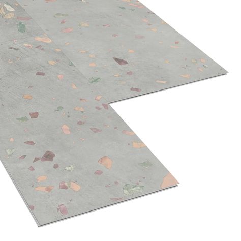 Ultima Comfit Terrazzo LVT – Allure Luxury Vinyl Tile ISOCORE Flooring - HMTX Kitchen Vinyl Flooring Ideas, Terrazzo Vinyl, Pet Friendly Flooring, Vinyl Flooring Kitchen, Creek House, Luxury Vinyl Tile Flooring, Peel And Stick Floor, Fall Creek, Mcm Design