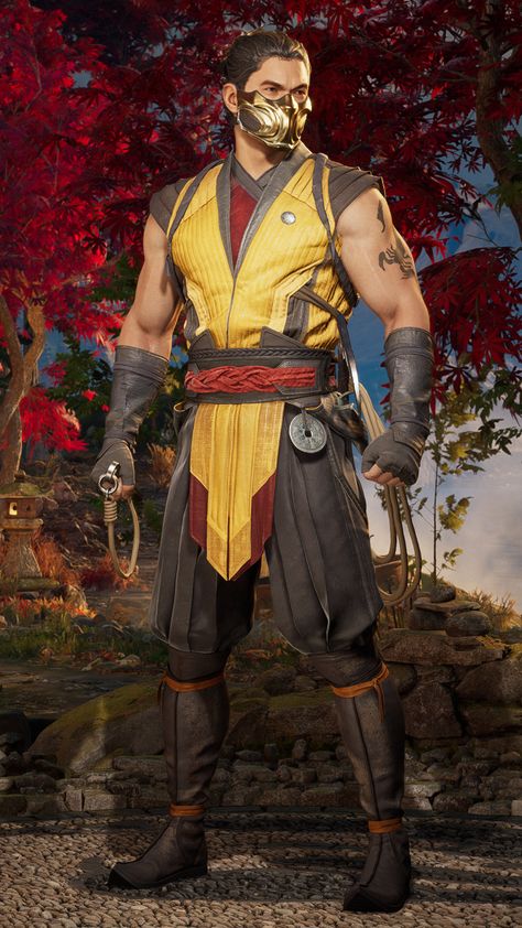 Scorpion from Mortal Kombat 1 (2023) Mk 1 Scorpion, Scorpion Mk 11, Mk1 Characters, Scorpion Pfp, Kuai Liang Mk1, Mk1 Scorpion, Scorpion Mk1, Mk Scorpion, Cassandra Cage