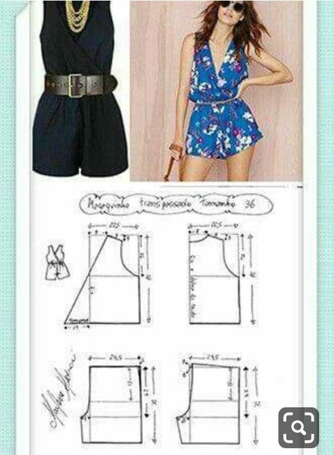 Shorts Pattern Sewing, Short Jumpsuits For Women, Como Fazer Short, Recycle Old Clothes, Jumpsuit Pattern Sewing, Hello Kitty Crochet, Bra Sewing, African Fashion Skirts, Cute Dress Outfits