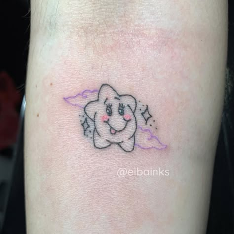 Carebear Star Tattoo, Carebear Heart Tattoos, Care Bear Star Tattoo, Early 2000s Tattoo Ideas, Carebears Tattoos, Nostalgia Tattoo Ideas, Early 2000s Tattoos, 2000s Tattoo Ideas, Nostalgic Tattoos