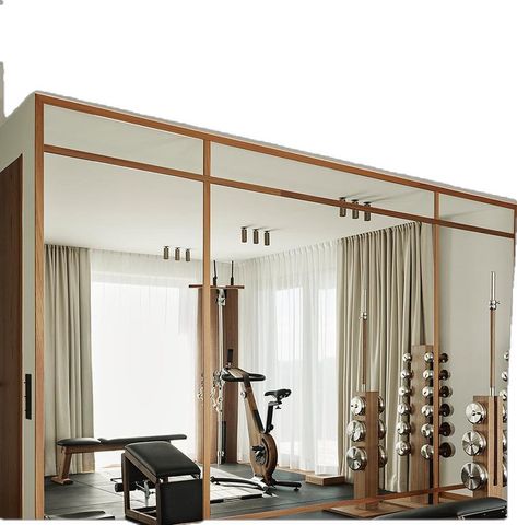 Home gym mirror ideas