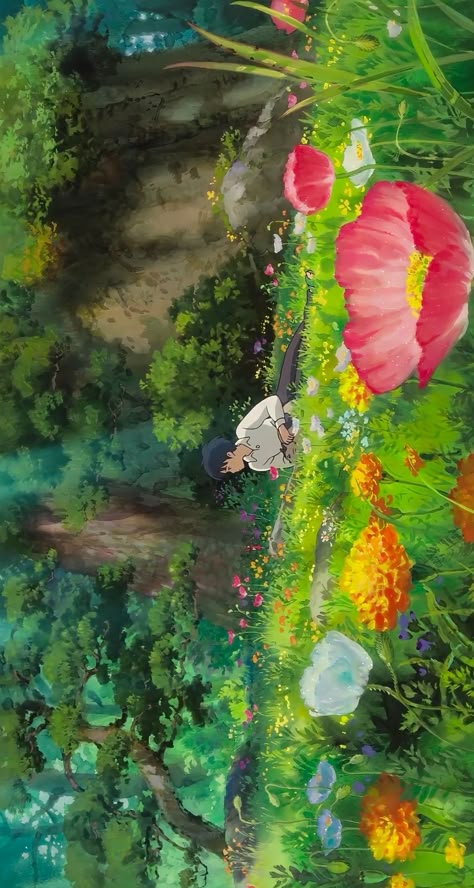 Studio Ghibli Books, Ghibli Books, Ghibli Background, The Garden Of Words, Secret World Of Arrietty, Ghibli Aesthetic, Studio Ghibli Background, Studio Ghibli Characters, Ghibli Artwork