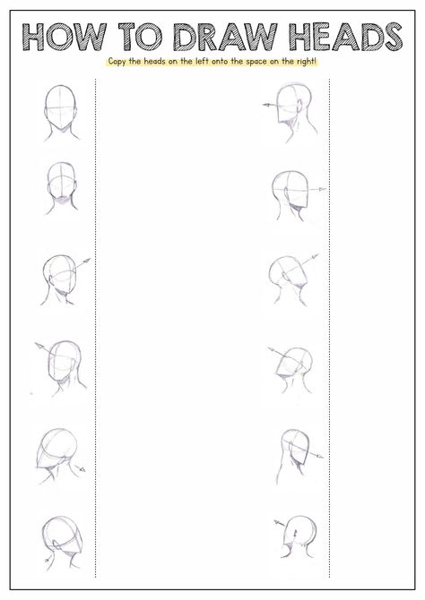 Art Drawing Practice Worksheets Drawing People Exercises, Drawing Practice Worksheet, Art Practice Exercises To Draw, Self Portrait Worksheet, Art Fundamentals Practice, Texture Worksheet, Art Worksheets Middle School, Grid Drawing Worksheet, Practice Drawing Exercises