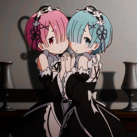 Ram And Rem, Re Zero Rem, Gamers Anime, Spongebob Funny, Anime Screenshots, Re Zero, Anime Tattoos, Anime Kawaii, Cute Anime Couples