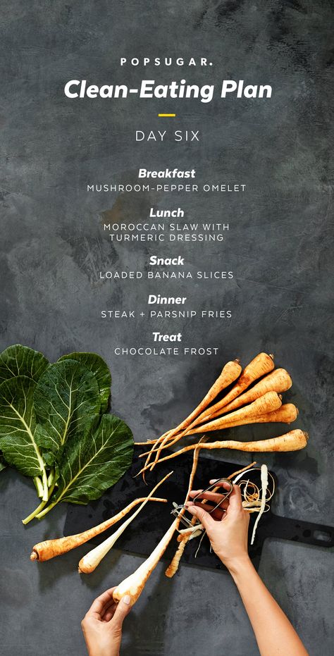 This Is How You Eat Clean and Eat Steak Clean Eating Plan, Mushroom Breakfast, Parsnip Fries, Detox Breakfast, Healthy Breakfast On The Go, Clean Eating Grocery List, Optavia Recipes, Clean Eating Plans, Banana Slices