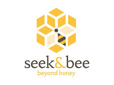 Bee Hive Logo Design, Bee Hive Logo, Honey Logo Ideas, Bee Logo Ideas, Bee Graphic Design, Bee Branding, Honeycomb Logo, Hive Logo, Logo Bee