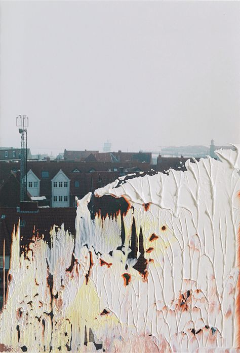 Gerhard Richter - Over Painted Photographs Painting On Photographs, Gerhard Richter, Mixed Media Photography, Experimental Photography, Action Painting, Art Et Illustration, A Level Art, Piece Of Art, Land Art