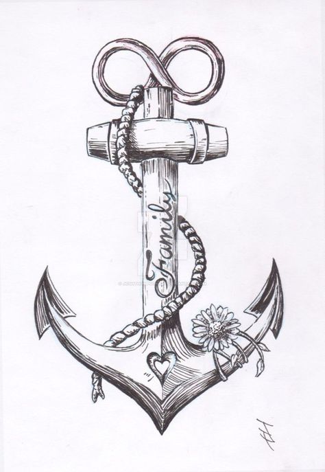 Anker Tattoo Design, Grandfather Tattoo, Anchor Tattoo Design, Anker Tattoo, Kunst Tattoos, Samoan Tattoo, Anchor Tattoos, Cat Tattoos, Geniale Tattoos