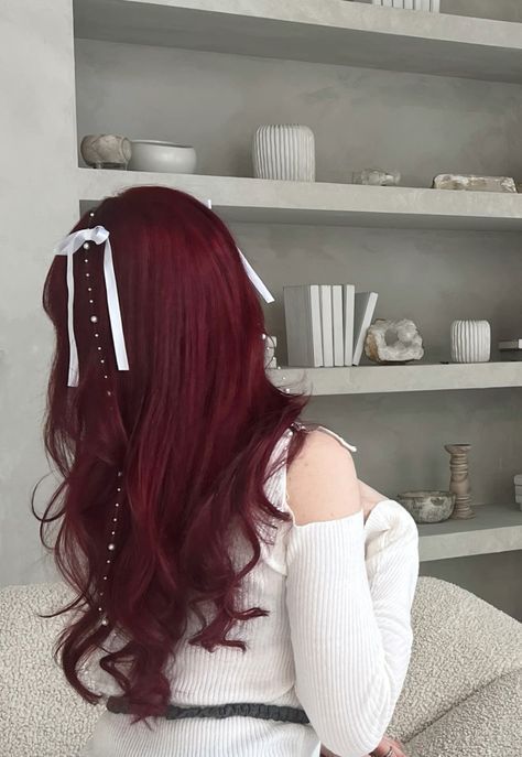 Sophisticated Cherry Red Hair Looks Cherry Hair Pale Skin, Dyed Dark Red Hair, Dark Red Color Hair, Velvet Red Hair, Red Cherry Hair, Shelly Duvall, Strawberry Red Hair, Rose Hair Color, Blood Red Hair